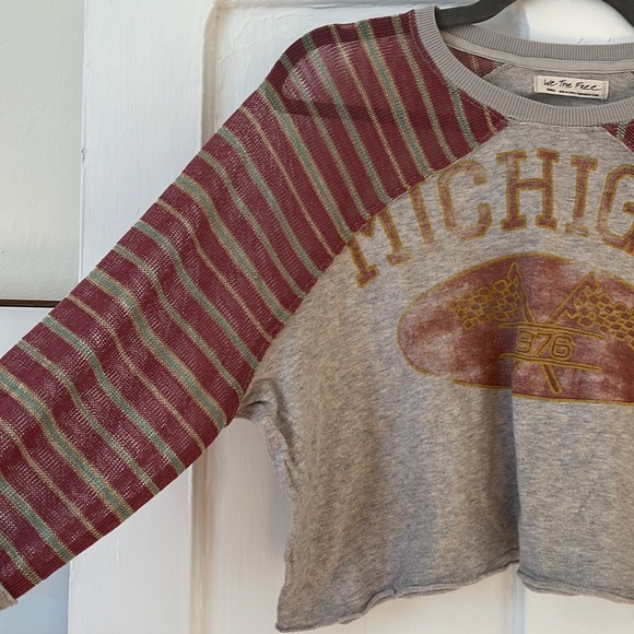 WE THE FREE Varcity Longsleeve Crop Top - Picture 3 of 11